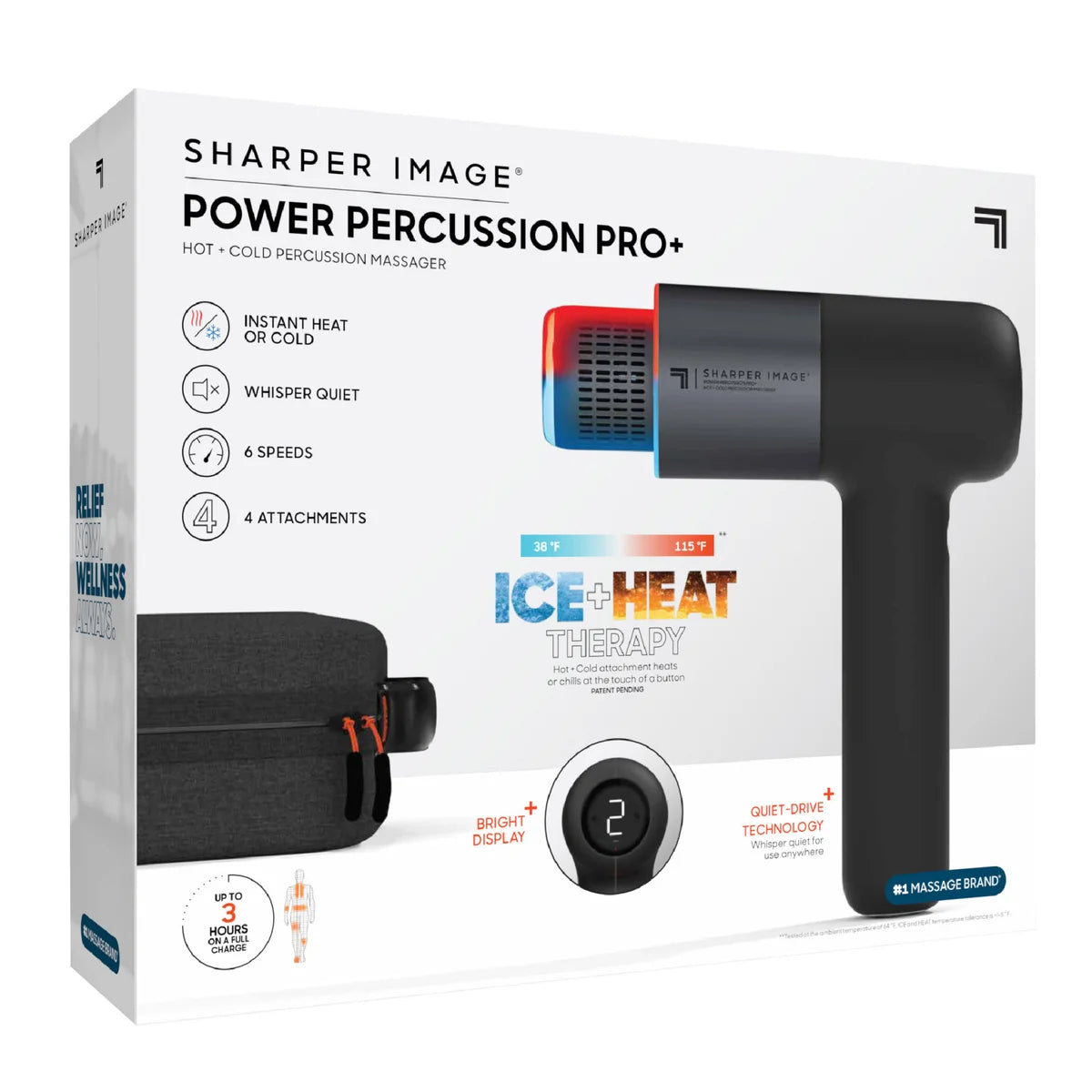 #17 - Sharper Image Power Percussion Pro+ Hot + Cold Percussion Massager