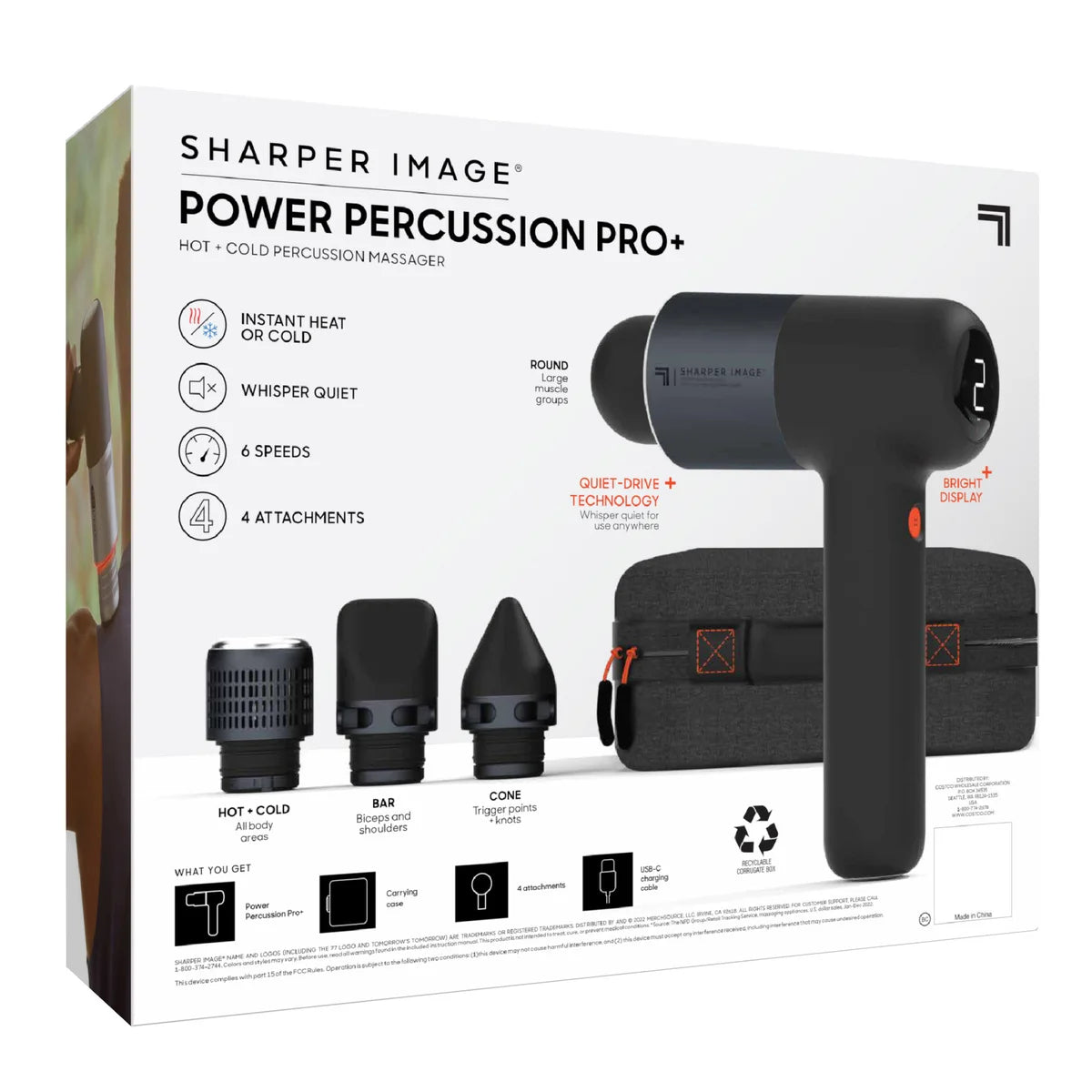 #17 - Sharper Image Power Percussion Pro+ Hot + Cold Percussion Massager