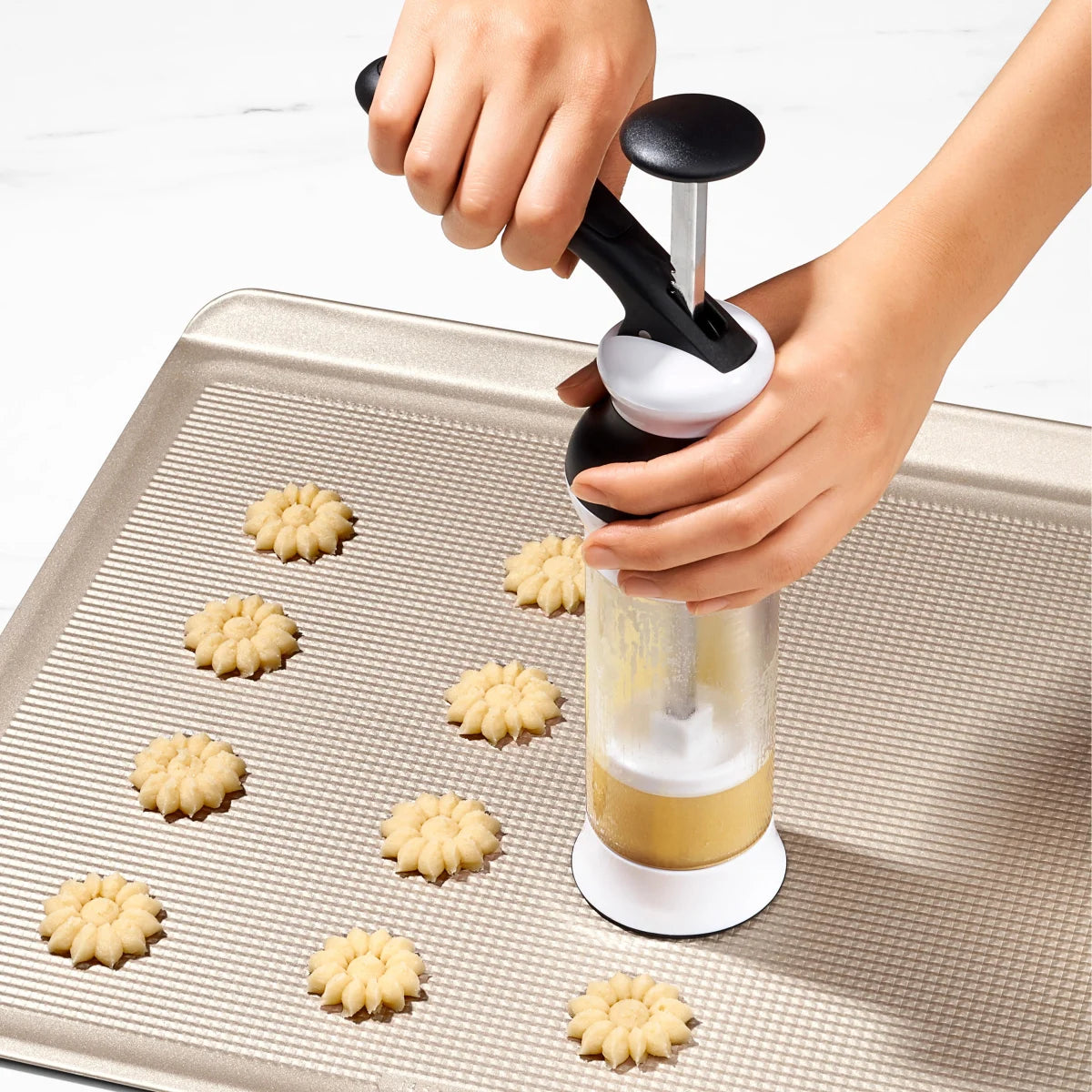 OXO SoftWorks Cookie Press with 18 Cookie Disks