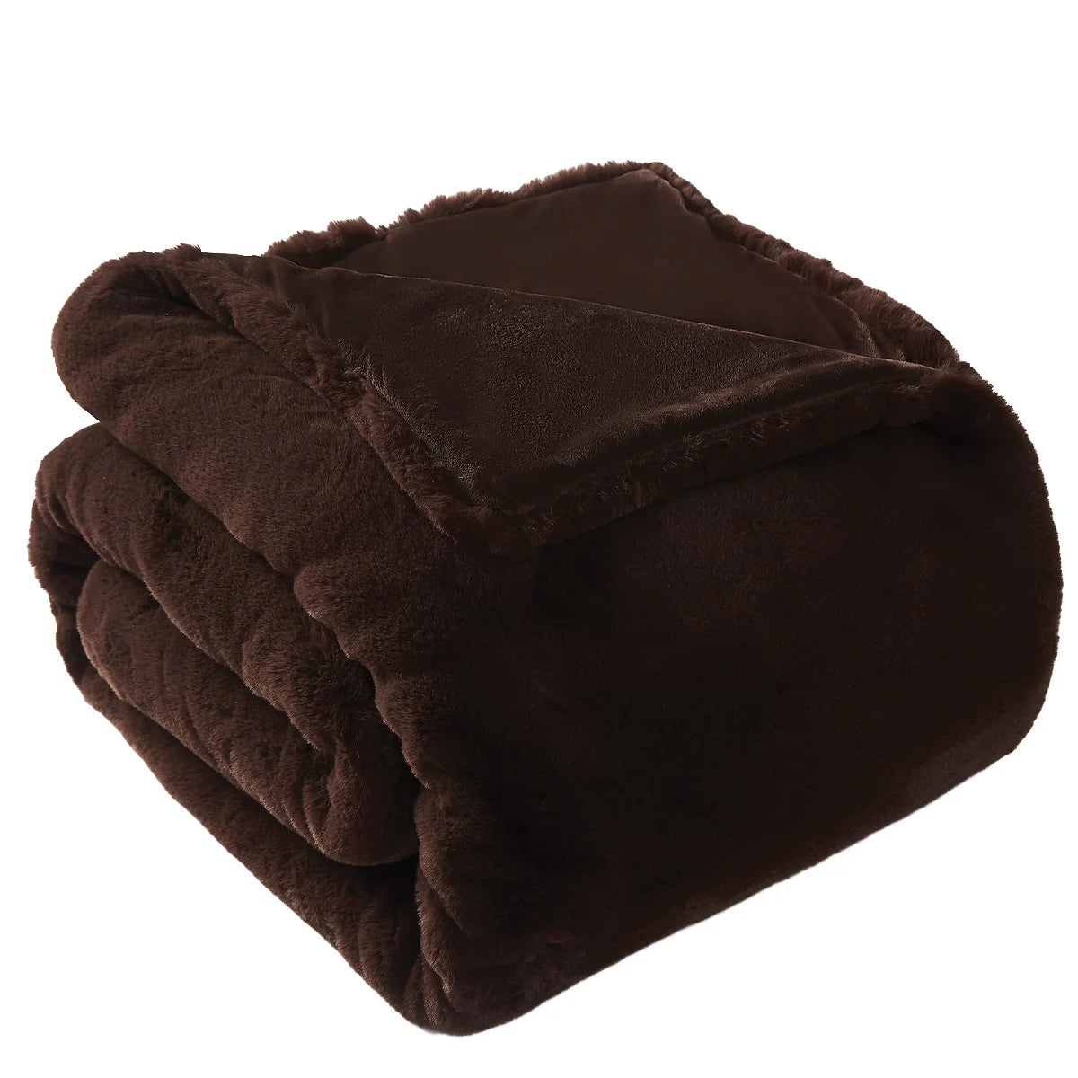 FRYE Luxe Faux Fur Throw