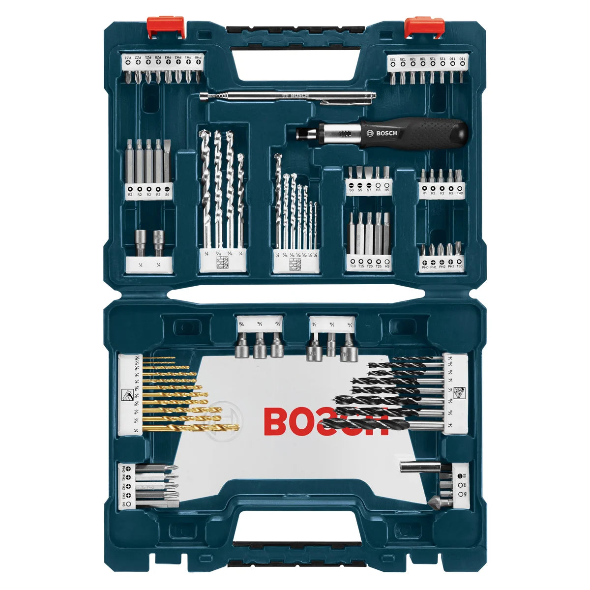 BOSCH 91-Piece Drilling & Driving Set with Case