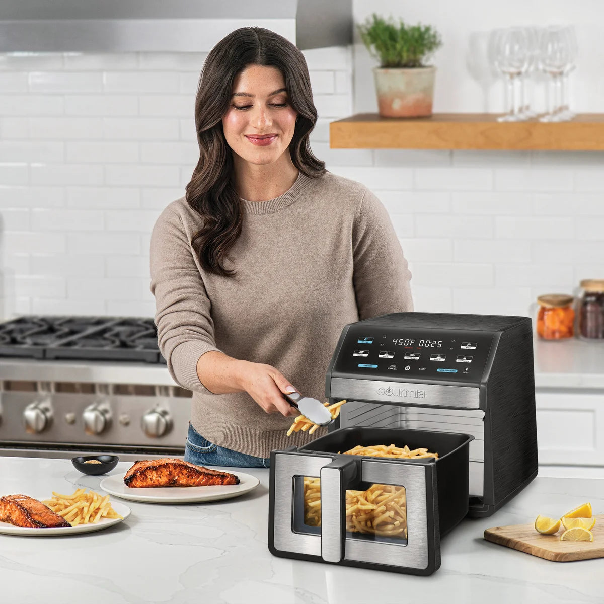 #12 - Gourmia 8-Quart Digital Air Fryer with Window & Light