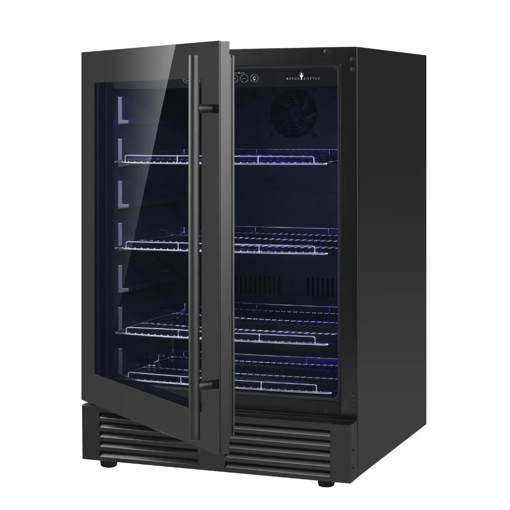 24 Inch Under Counter LOW-E Glass Door Beer Fridge