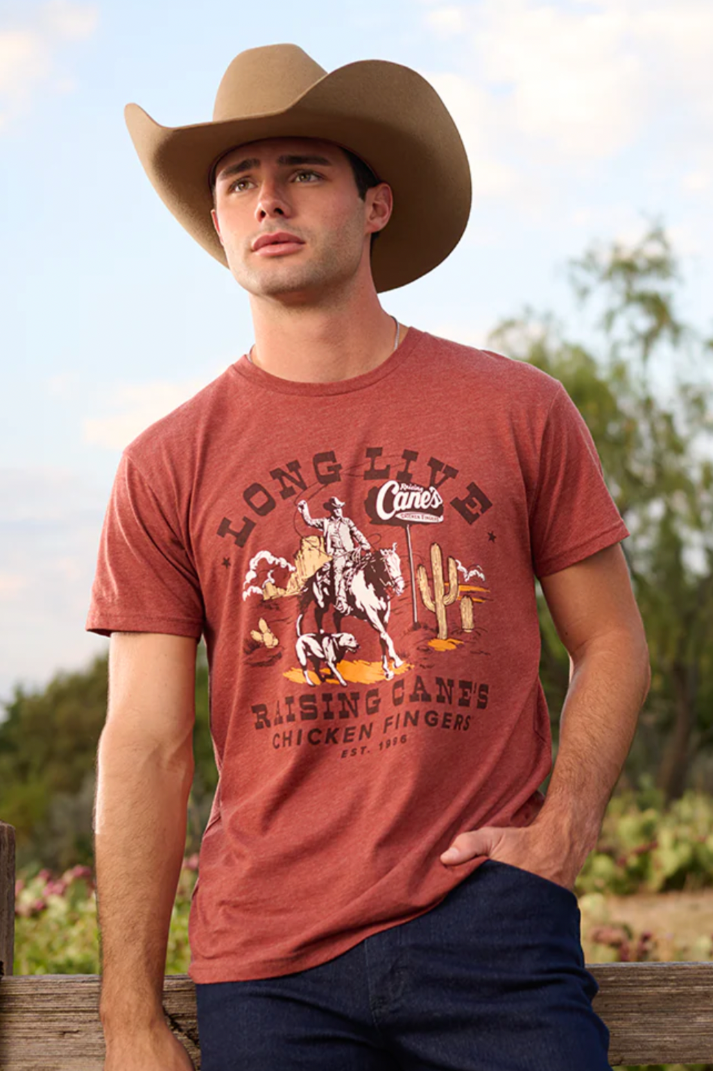 Raising Cane's Desert Rider Tee *Limited