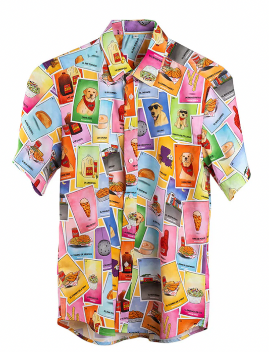 Raising Cane's Fiesta de Lotería Button Down Shirt *Limited