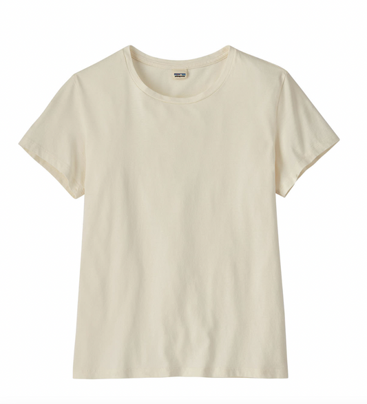 Nicco Branded - Patagonia Women's Undyed Natural Regenerative Organic Certified Cotton T-Shirt