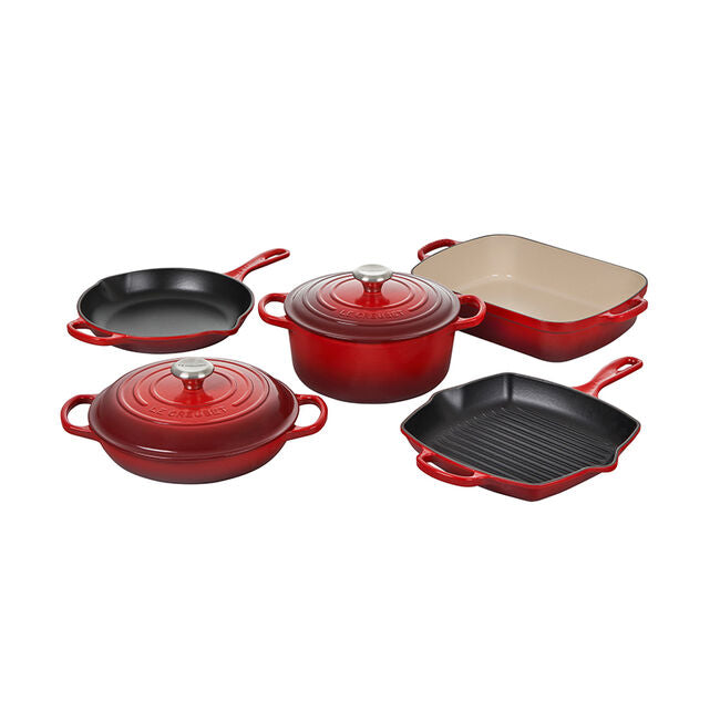 Le Creuset Signature Enameled Cast Iron Cookware Set